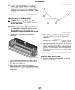 Alternative view of John Deere 7500A, 7700A, 8700A & 8900A PrecisionCut Fairway Mowers, 8800A TerrainCut Rough Mower Operator's Manual (OMUC10998)