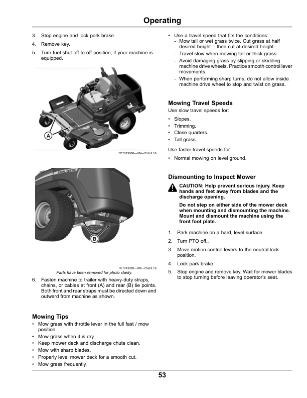 John Deere Z997R Diesel Ztrak (North America) (030001-) Operator's Manual (OMUC11043E) - Image 2