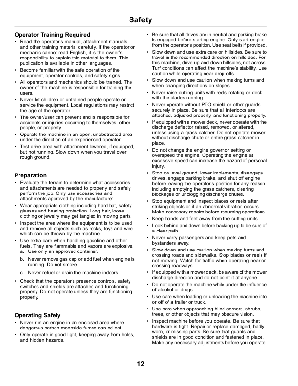 John Deere 9009A TerrainCut Rough Mower (020001-) (North America Edition) Operator's Manual (OMUC11045) - Image 2