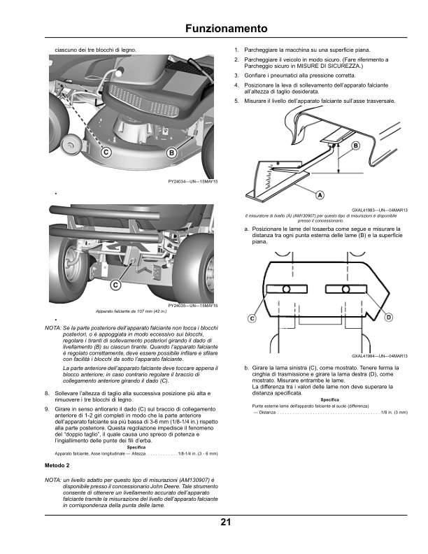John Deere TractorsX105, X125, X165 (Export Edition) (SN 800001-) Operator's Manual (OMUC11802) - Image 2