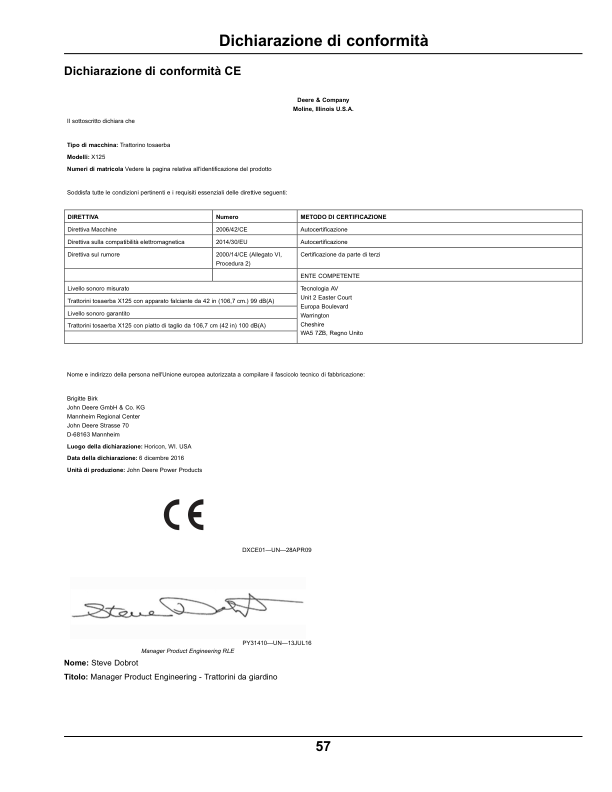 John Deere TractorsX105, X125, X165 (Export Edition) (SN 800001-) Operator's Manual (OMUC11802) - Image 3