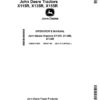 John Deere Tractors X115R, X135R, X155R (Export Edition) (SN 800001-) Operator's Manual (OMUC11809)