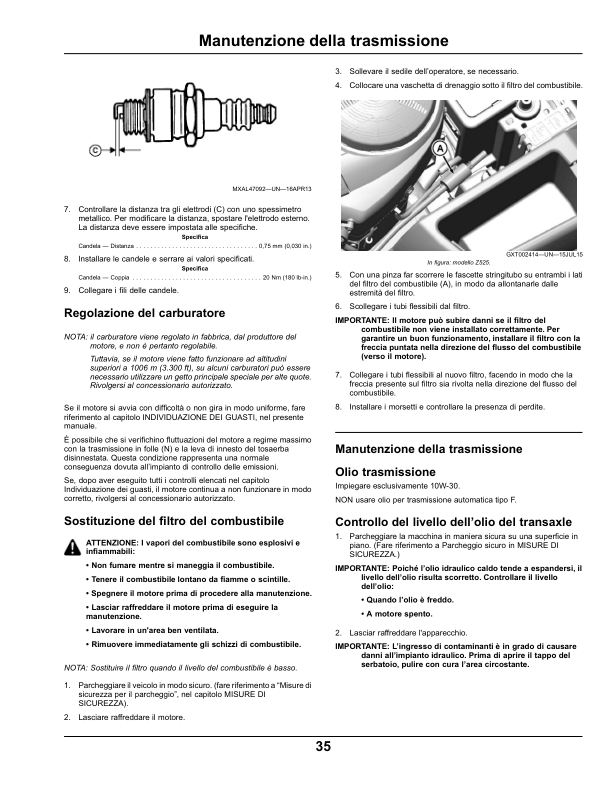 John Deere Z525E, Z540R ZTrak (Export Edition)S.N. 010001- Operator's Manual (OMUC11824) - Image 2