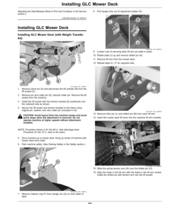 Alternative view of John Deere GLC1500 Grass & Leaf Collection System Operator's Manual (OMUC12127)