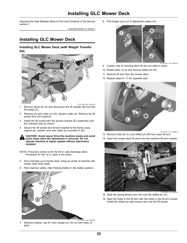 John Deere GLC1500 Grass & Leaf Collection System Operator's Manual (OMUC12127) - Image 2