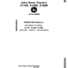 John Deere TractorsX116R, X146R, X166R (Export Edition) (s.n. 010001-) Operator's Manual (OMUC12252)