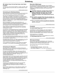 Alternative view of John Deere TractorsX116R, X146R, X166R (Export Edition) (s.n. 010001-) Operator's Manual (OMUC12252)
