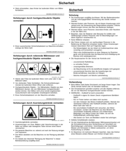 Alternative view of John Deere TractorsX106, X126, X166 (Export Edition) (s.n. 010001-) Operator's Manual (OMUC12253)