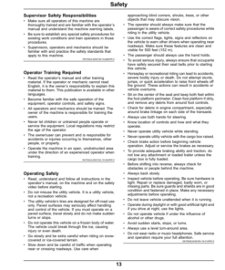Alternative view of John Deere 2020A, 2030A ProGator Utility Vehicle (North American) Operator's Manual (OMUC12643)