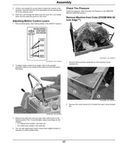 Alternative view of John Deere Z525E, Z535M, Z535R, Z540M & Z540R ZTrak (North American) Operator's Manual (OMUC12696)