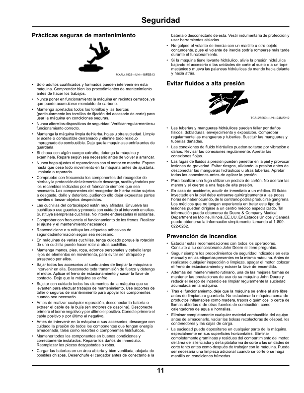 John Deere Z525E, Z540R ZTrak (Export Edition)SN 050001- Operator's Manual (OMUC12699) - Image 3