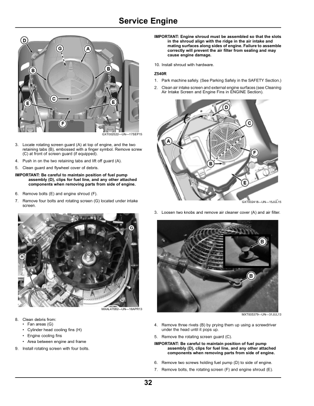 John Deere Z525E, Z540R ZTrak (Export Edition)SN 050001- Operator's Manual (OMUC12699) - Image 4