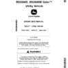 John Deere RSX860E & RSX860M Gator Utility Vehicle Operator's Manual (OMUC12878)