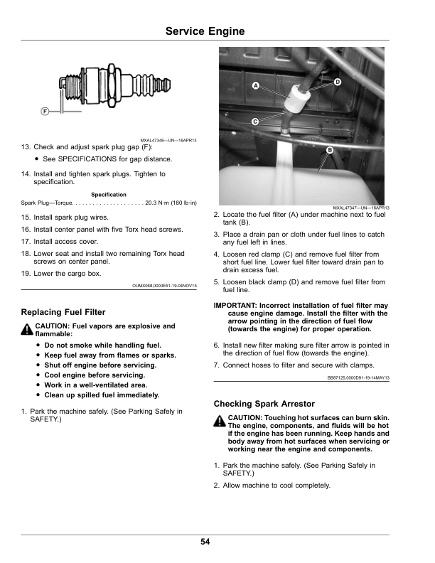 John Deere XUV560E Gator Utility Vehicle Operator's Manual (OMUC12977) - Image 2