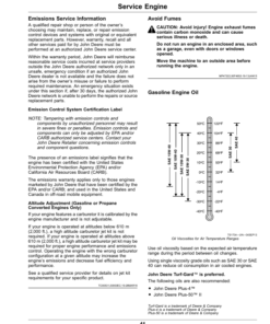 Alternative view of John Deere X570, X580, X584 & X590 Select Series Tractors Operator's Manual (OMUC13307)