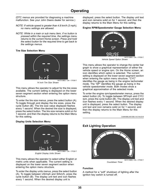 John Deere XUV835E, XUV835M, XUV835R Gator Utility Vehicle Operator's Manual (OMUC13636) - Image 2