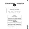John Deere XUV855M S4 Gator Utility Vehicle Operator's Manual (OMUC14275)