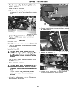 Alternative view of John Deere XUV855M S4 Gator Utility Vehicle Operator's Manual (OMUC14275)