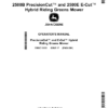 John Deere 2500B PrecisionCut & 2500E E-Cut Hybrid Riding Greens Mowers Operator's Manual (OMUC15103)