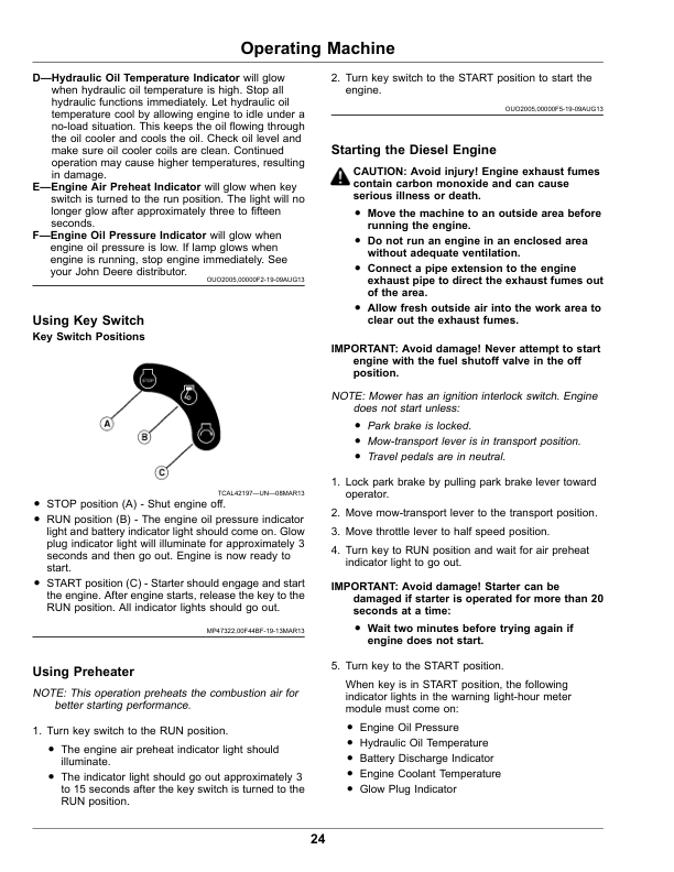 John Deere 2653B PrecisionCut Trim & Surrounds Mowers Operator's Manual (OMUC15117) - Image 2