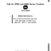 John Deere Cab for X700, X900 Series Tractors (Export Edition) Operator's Manual (OMUC15145)