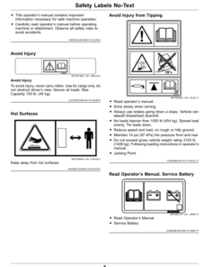 Alternative view of John Deere XUV855E, XUV855M Gator Utility Vehicle Operator's Manual (OMUC15353)