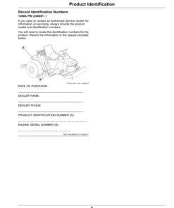 Alternative view of John Deere 1200A Bunker Rake Operator's Manual (OMUC15438)