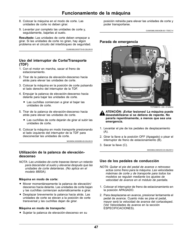 John Deere 7500A, 7700A, 8700A, 8900A PrecisionCut Fairway Mowers, 8800A TerrainCut Rough Mower (North American) Operator's Manual (OMUC15677) - Image 3