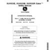 John Deere XUV835E, XUV835M, XUV835R Gator Utility Vehicles (California Edition) Operator's Manual (OMUC15807)