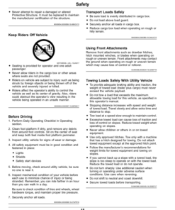 Alternative view of John Deere XUV825M S4 Gator Utility Vehicles (010001-030000) (California Version) Operator's Manual (OMUC16097)