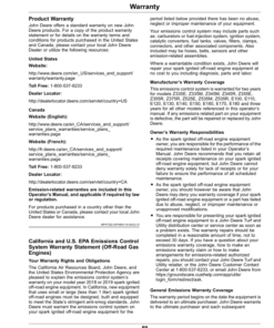 Alternative view of John Deere TS Gator Utility Vehicle Operator's Manual (OMUC16253)
