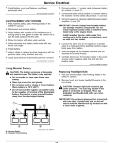 Alternative view of John Deere TX Gator Utility Vehicles(Kawasaki FH601 Gas Engine) Operator's Manual (OMUC16254)