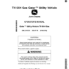 John Deere TH 6X4 Gas Gator Utility Vehicles (130001-) Operator's Manual (OMUC16256)