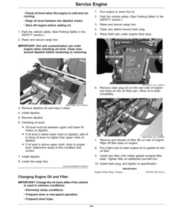 Alternative view of John Deere TX Turf Gator Utility Vehicles Kawasaki FJ400 Gas Engine Operator's Manual (OMUC16257)