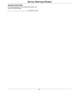 Alternative view of John Deere TH 6X4 Diesel Gator Utility Vehicle Operator's Manual (OMUC16258)