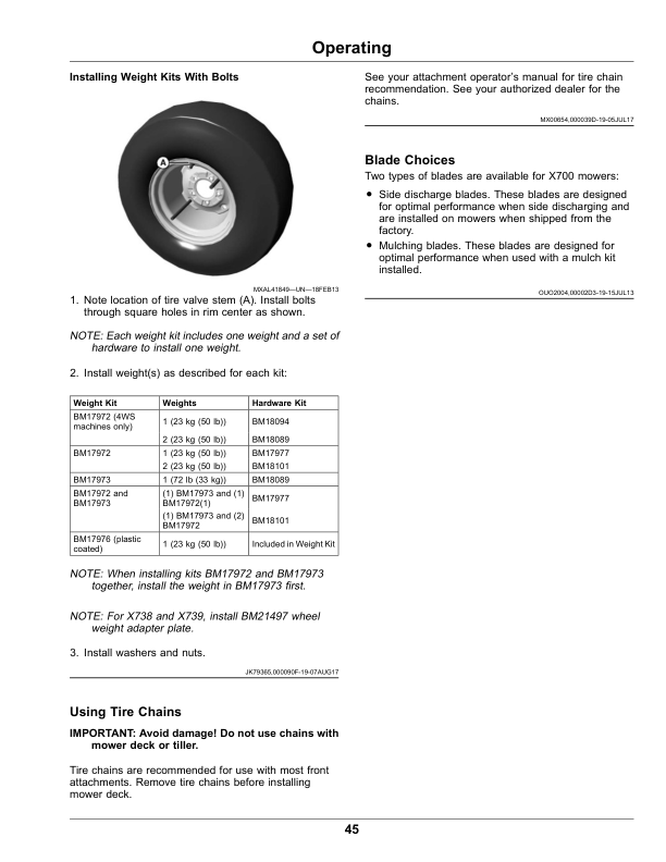 John Deere X730, X734, X738 & X739 Lawn & Garden Tractors Operator's Manual (OMUC16260) - Image 2
