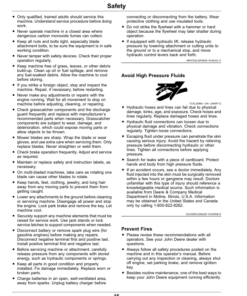 Alternative view of John Deere X750, X754 & X758 Lawn & Garden Tractors Operator's Manual (OMUC16261)