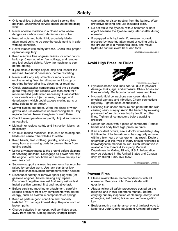 John Deere X750, X754 & X758 Lawn & Garden Tractors Operator's Manual (OMUC16261) - Image 2