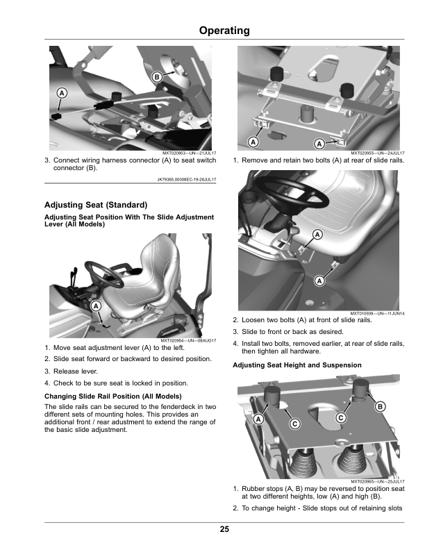 John Deere X940, X948, X949 Lawn, Garden Tractors (Export Edition) (060001-070000) Operator's Manual (OMUC16262) - Image 2
