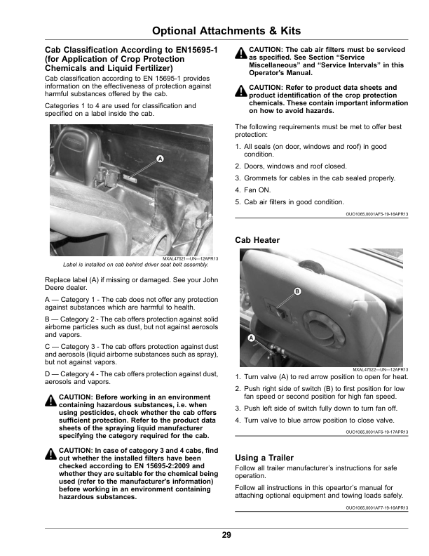John Deere TX Turf Gator Utility Vehicles Operator's Manual (OMUC16263) - Image 2