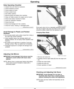Alternative view of John Deere 1505 & 1515 Professional Lawn Mowers Operator's Manual (OMUC16358)