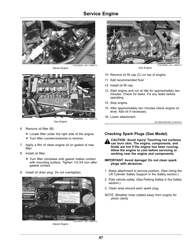 John Deere 2020A, 2030A ProGator Utility Vehicle (North American)S/n 100001- Operator's Manual (OMUC16814) - Image 2