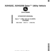 John Deere XUV825E, XUV825M Gator Utility Vehicles Operator's Manual (OMUC16961)