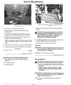 Alternative view of John Deere RSX860E & RSX860M Gator Utility Vehicles Operator's Manual (OMUC17119)