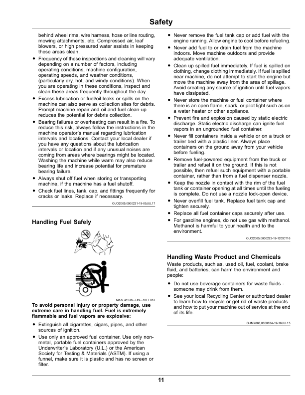 John Deere 180 E-Cut, 220 E-Cut Hybrid Walk Greens Mower Operator's Manual (OMUC17259) - Image 2