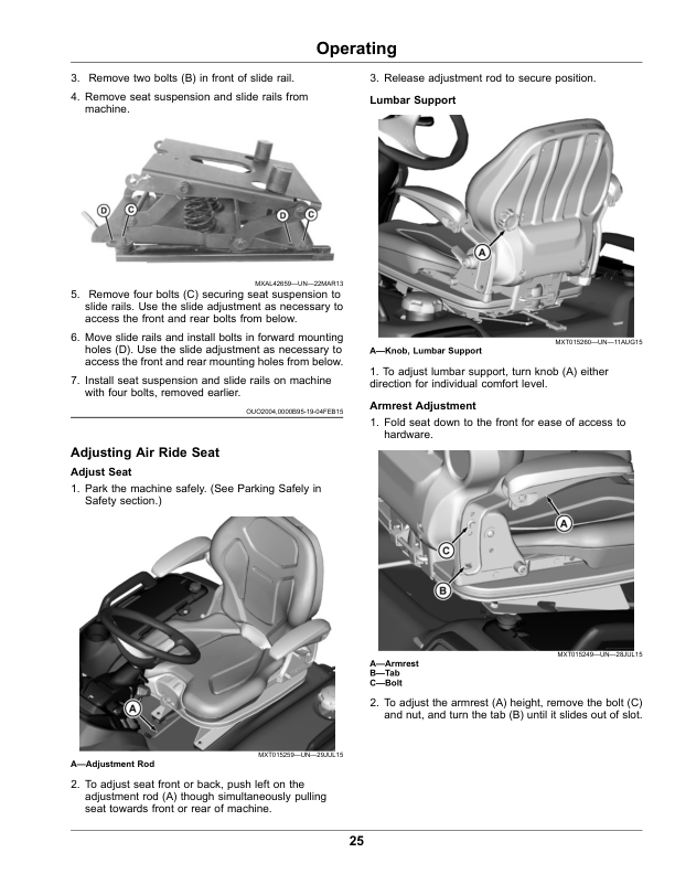 John Deere X730, X734, X738 & X739 Lawn & Garden Tractors Operator's Manual (OMUC17666) - Image 2