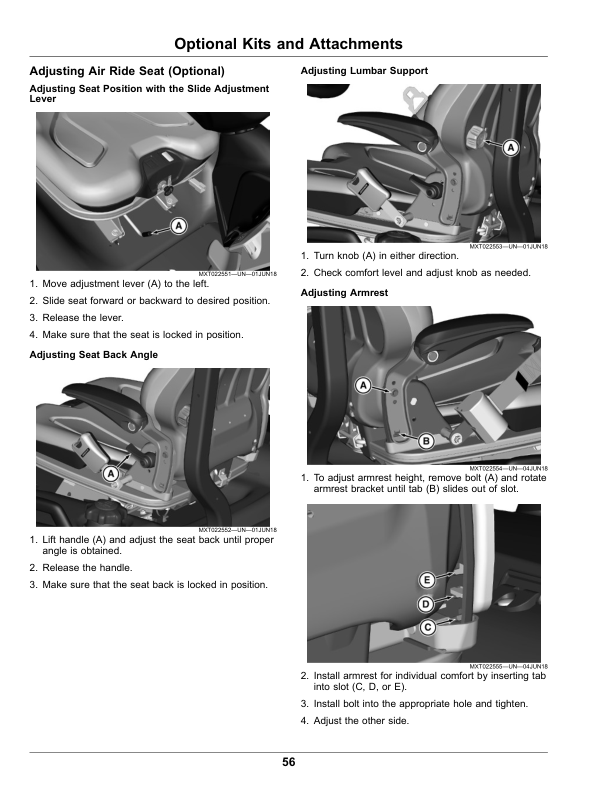John Deere X950R Tractor (Export Edition)SN 070001- Operator's Manual (OMUC17708) - Image 4