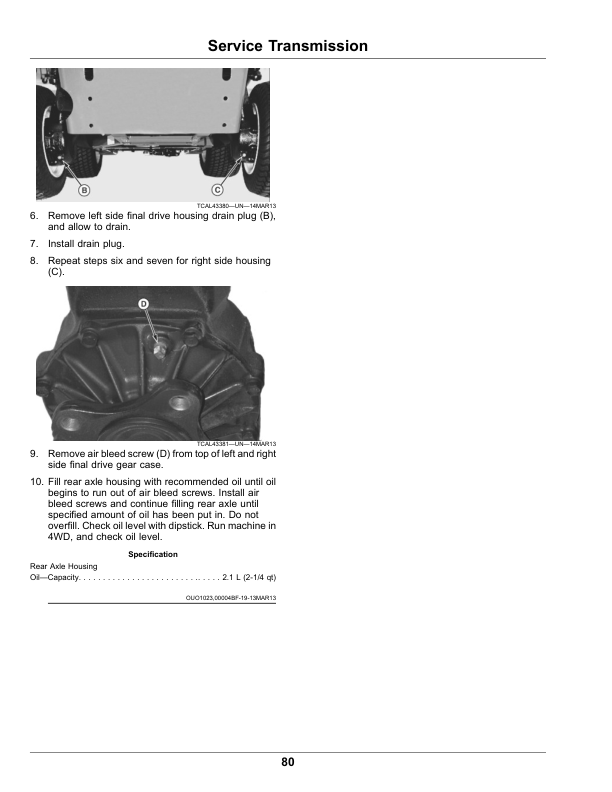 John Deere 1550, 1570, 1575, 1580, 1585 Series TerrainCut Front Mowers (050001-070000) Operator's Manual (OMUC17865E) - Image 3