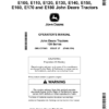 John Deere E100, E110, E120, E130, E140, E150, E160, E170 & E180 Tractors Operator's Manual (OMUC17903)