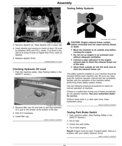 Alternative view of John Deere 1200H Bunker Rake Operator's Manual (OMUC18296)